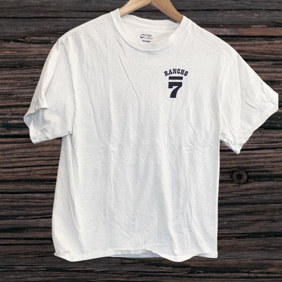 Port and Company White Short Sleeve Tee - Picture 1 of 3